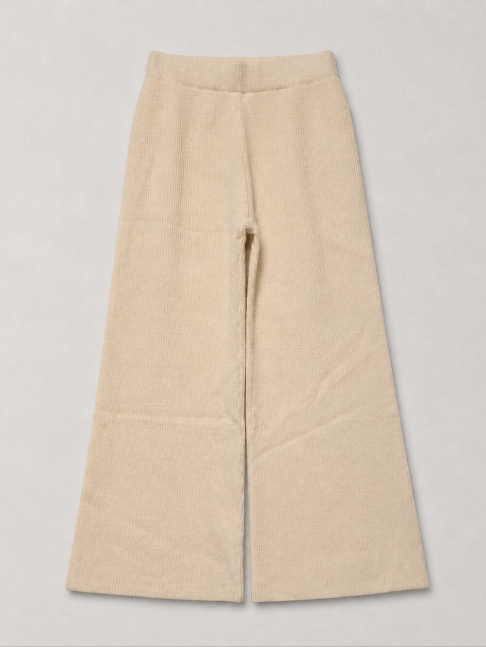Kids Wide-Leg Corduroy Pants - Cream